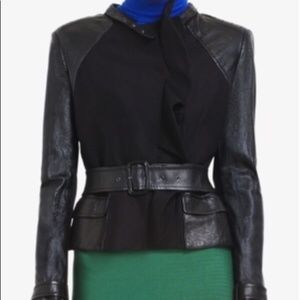 NEW BCBG Tucker Leather Moto Jacket
